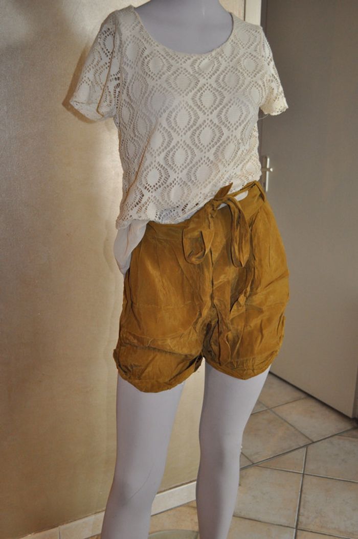 Short moutarde - photo numéro 4