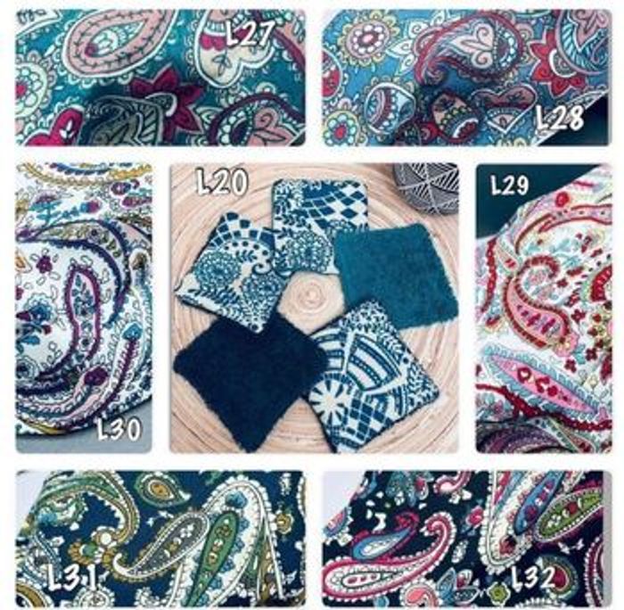 Lingettes lavable et réutilisable lot de 6