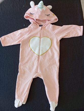 Pyjama fille licorne 9 mois