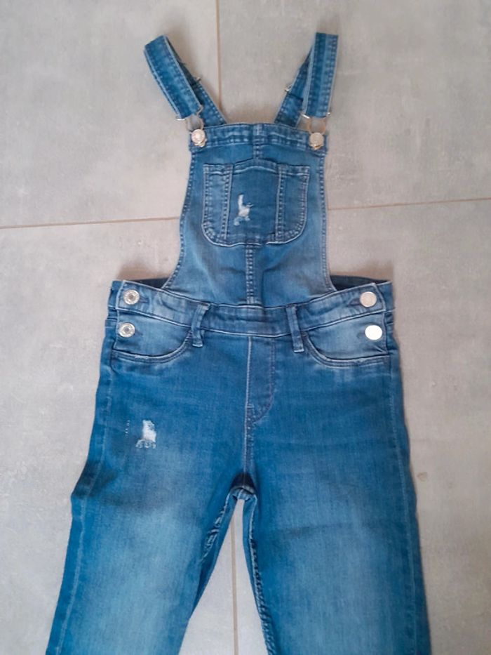 Salopette en jean H&M 10-11 ans - photo numéro 3