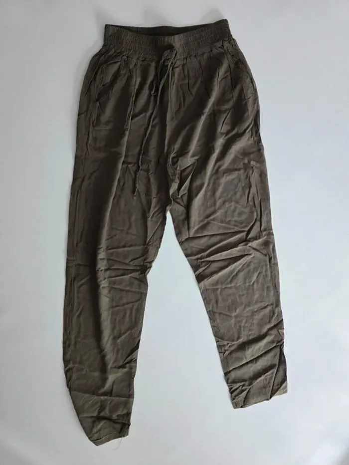 Pantalon fluide kaki - photo numéro 3