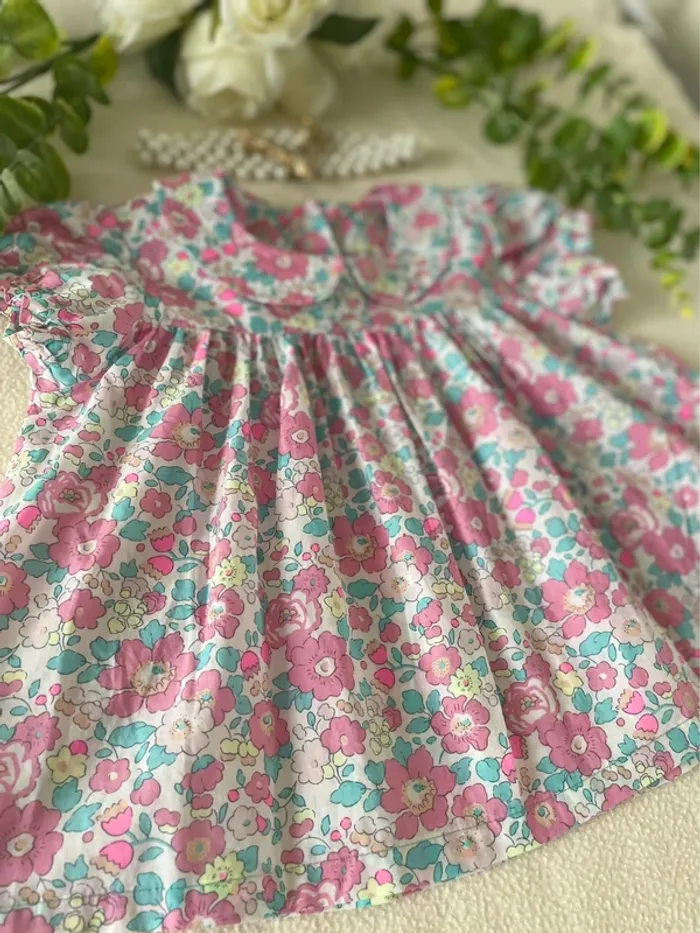 🎀 Blouse Liberty Betsy Cupcake – Édition exclusive USA Duckadilly – Taille 2 ans 🎀 - photo numéro 2