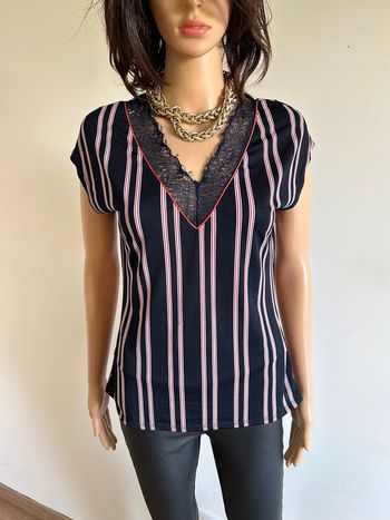 Blouse rayée à manches courtes Morgan taille S jamais portée
