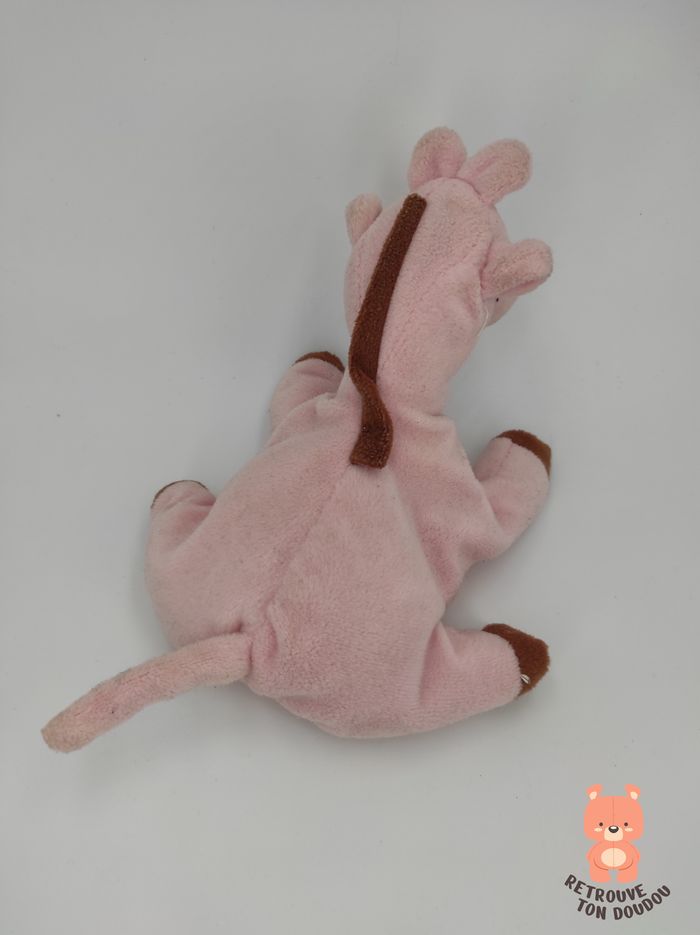 Doudou Girafe Rose Les Toumou Shell - photo numéro 2