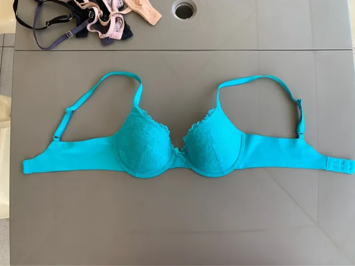 Soutien-gorge Etam turquoise 90C numéro 5 - photo numéro 10
