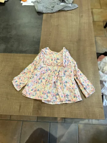 Blouse manches longues bébé fille, tap à l’œil, 9 mois