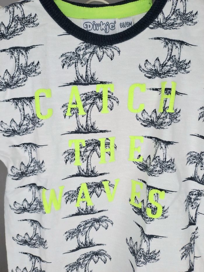 T-shirt palmier 6 mois - photo numéro 2