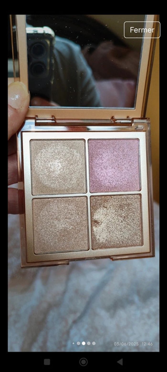Huda Beauty Highlighter Obsessions Light Glow Mini Face Palette - photo numéro 6