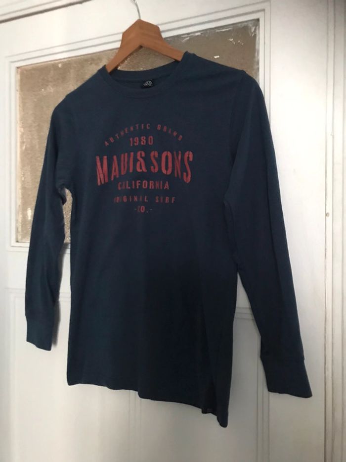 T-shirt manches longues marque Maui and sons taille 12 ans