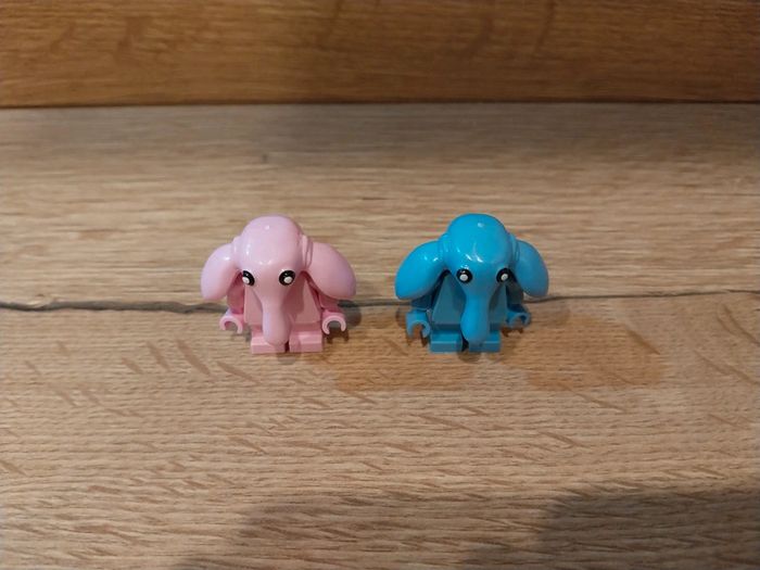 Figurines type lego custom Max Rebo Rose et Bleu Jabba star wars - photo numéro 4