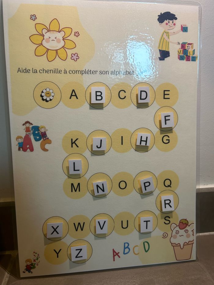 Apprendre l’alphabet - photo numéro 5