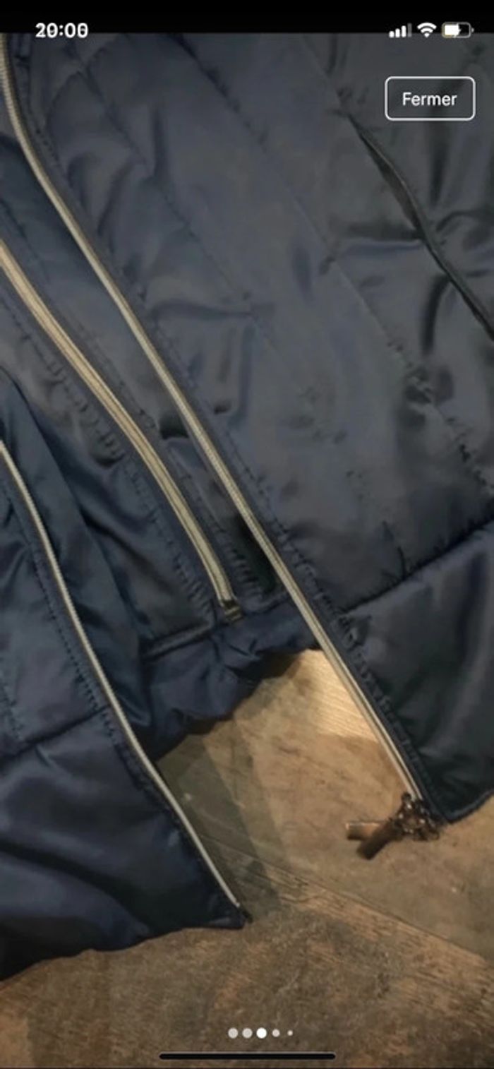 Veste matelassée bleue nuit - photo numéro 3