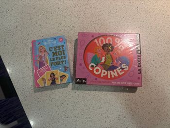 Lot 2 jeux 100% copines + jeu de bataille princesse 