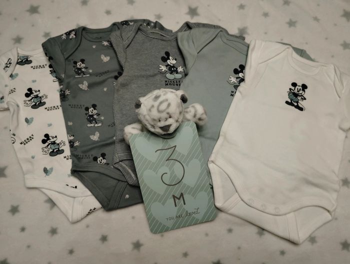 Lot de 5 bodies Mickey