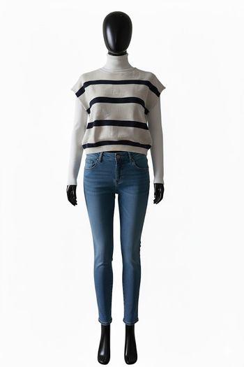 Pull Marinière Chic Sans Manches