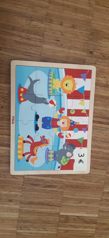 Puzzle en bois : cirque