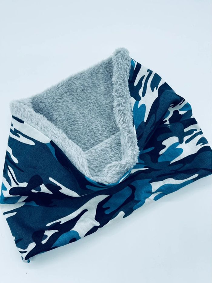 tour de cou enfant en polaire œko tex tout doux 12/18 mois