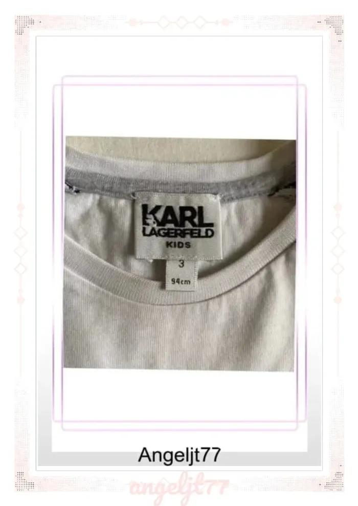 Tshirt karl lagerfeld - photo numéro 2