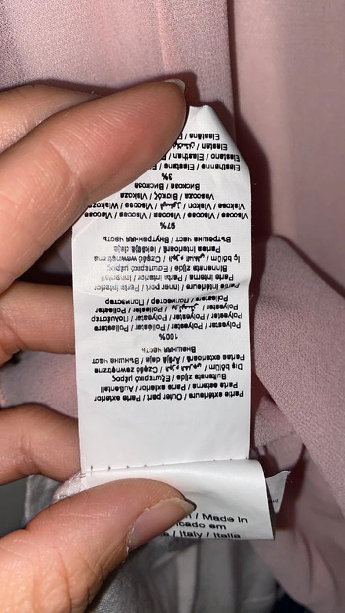 Robe rose/crème Cache Cache Taille 38 - photo numéro 3