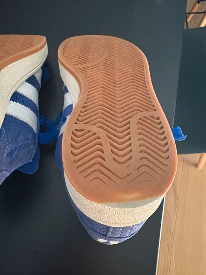 Adidas Campus bleues – T. 40 2/3 – bon état - photo numéro 13