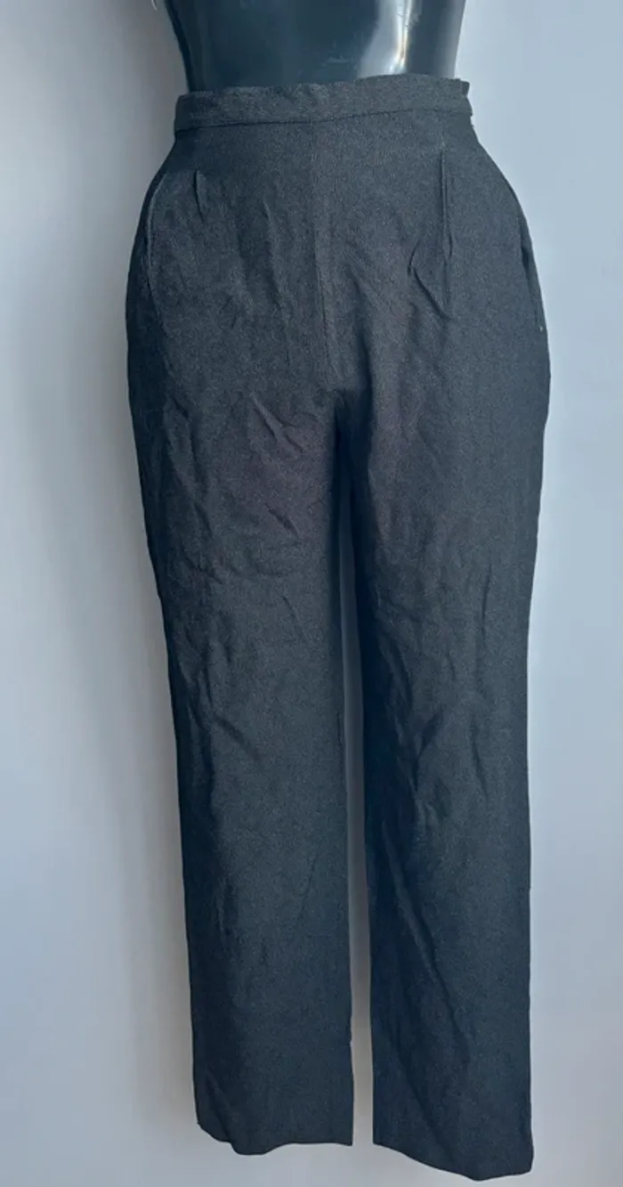 cacharel pantalon noir a motifs taille 40 regarder toutes les photos et mesures