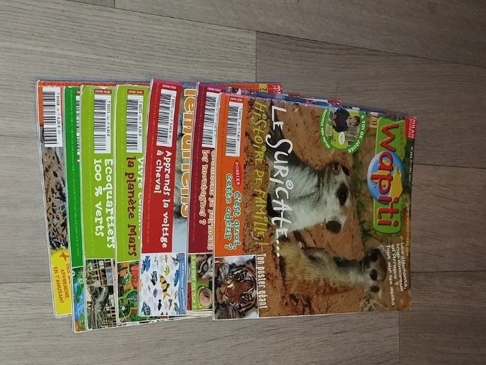 Lot de 7 magazines Wapiti année 2008-09 L025  7585218311 - photo numéro 2