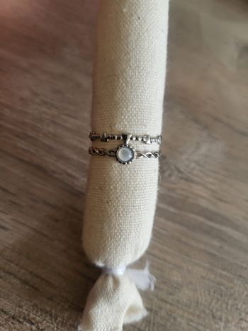 Bague en acier inoxydable, Ajustable, neuf 