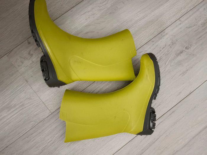Botte de pluie Decathlon 31/32 verte léger  junior 100 - photo numéro 2