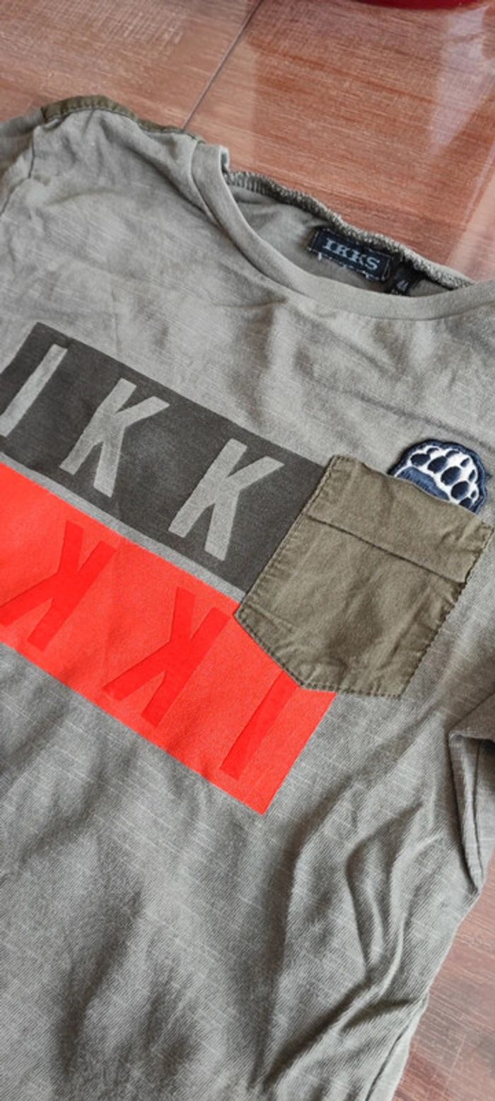 Tee-shirt manches longues IKKS 4ans - photo numéro 2