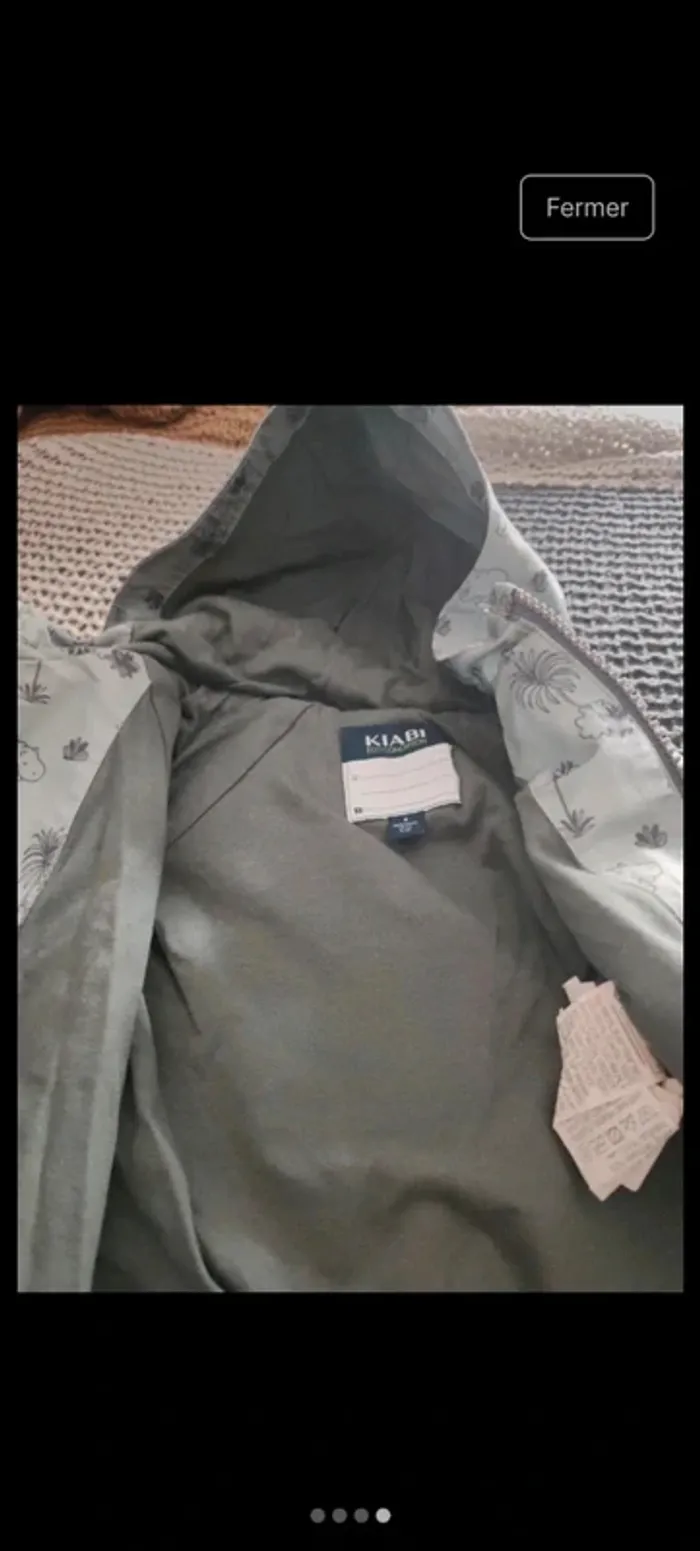 Veste coupe-vent 6 mois - photo numéro 4