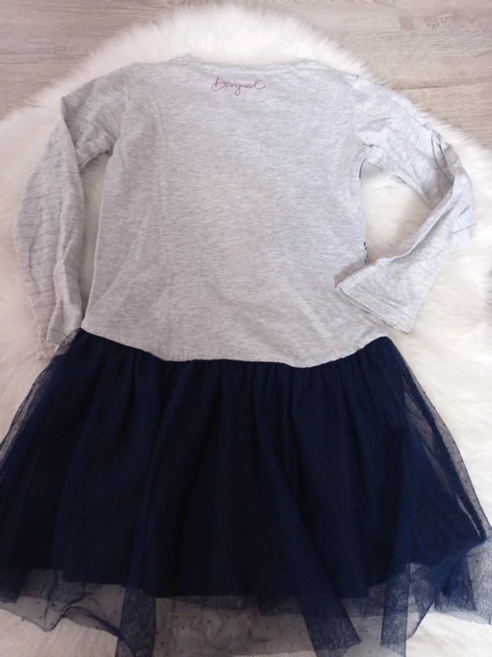 Desigual robe chic coeur sequin réversible jupon tutu 3/4 ans - photo numéro 9