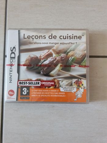 Jeu Nintendo DS leçon de cuisine