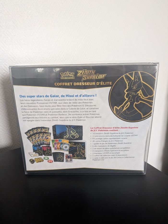 Pokémon Protections souples transparentes pour ETB Pokemon – Lot de 10 coffrets dresseur d'élite - photo numéro 3