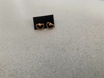 Boucles d’oreilles cœur fantaisie