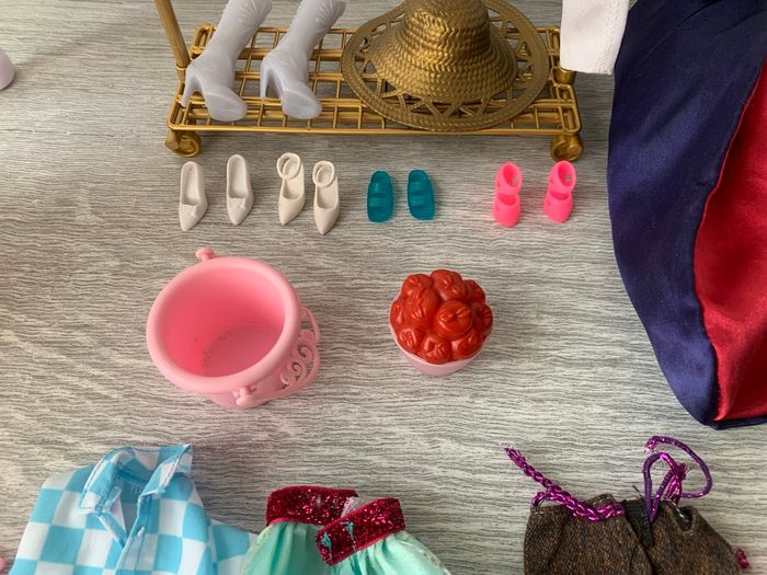 Lot d’accessoires Barbie et autres poupées - photo numéro 3