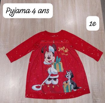 Pyjama minnie 4 ans