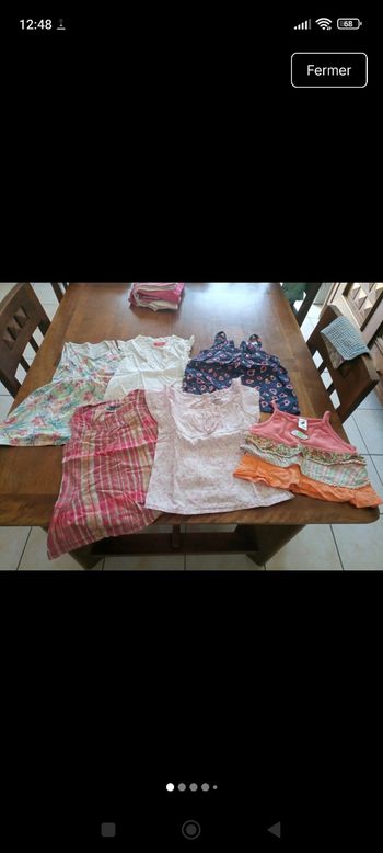 Lot de 6 débardeurs 3 ans