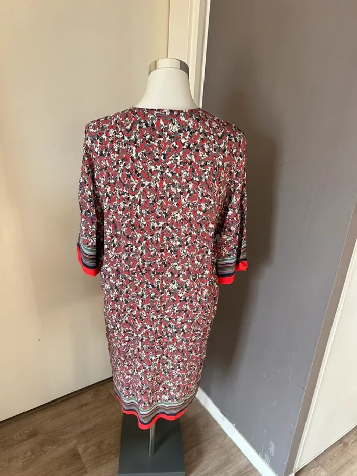 Ema blue’s robe été légère imprimée, florale taille 40 - photo numéro 3