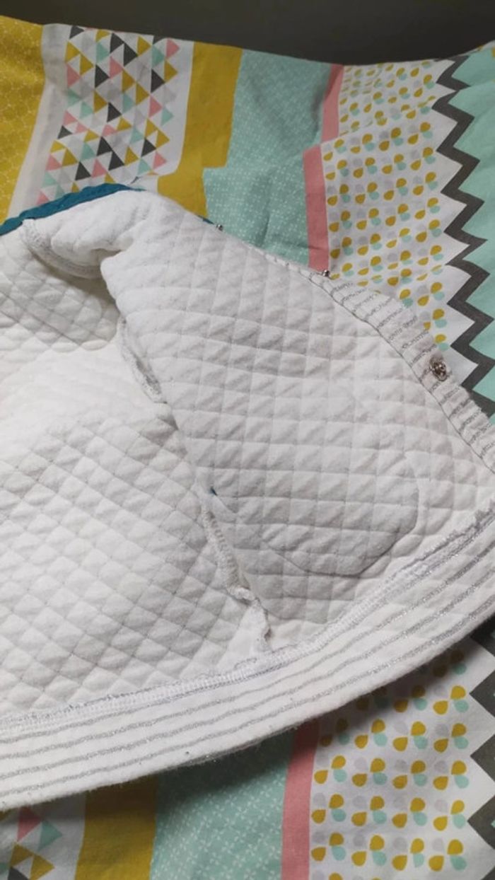 Gilet matelassé fait main Style Petit Bateau 18 mois - photo numéro 6