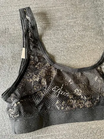 Brassière  - soutien gorge noir et dorée Etam taille S neuve