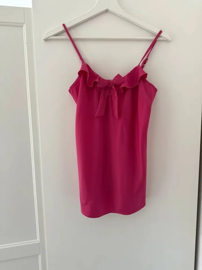 Caraco Etam neuf fluide satin rose 🌸 34