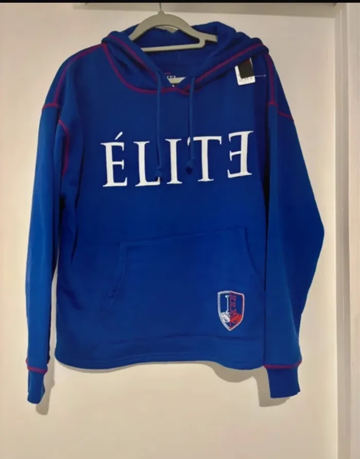 Sweat à capuche bleu Élite by Undiz - Taille M