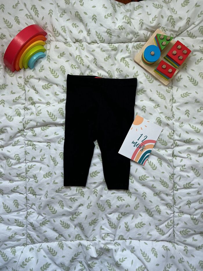 legging long noir 12 mois tissaia