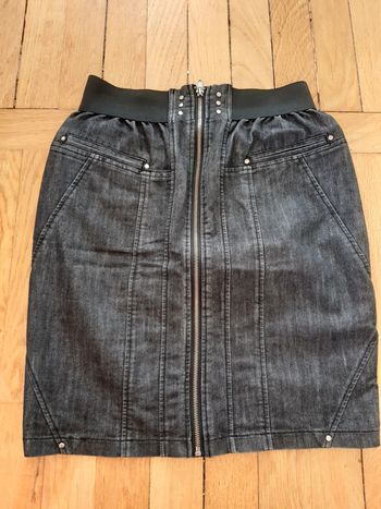 Jupe jean grise (38/40)