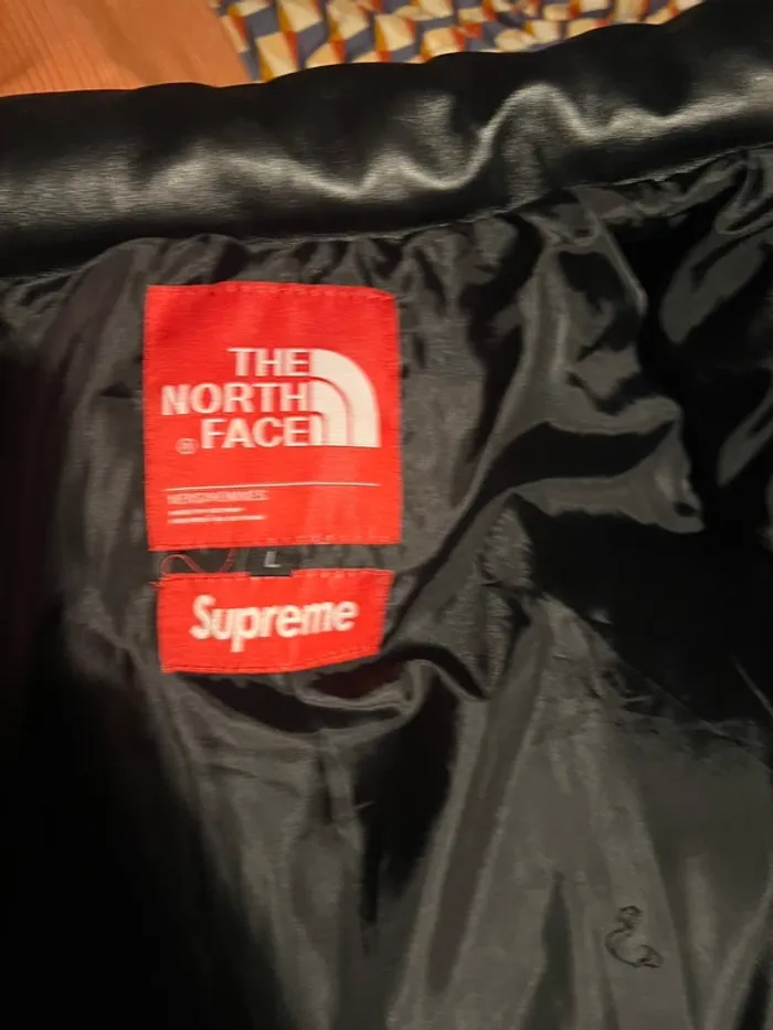 Blouson North Face&supreme officiel cuir souple édition limitée rare - photo numéro 12