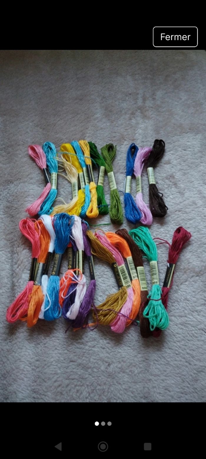 50  paquets de fils a broder - photo numéro 4
