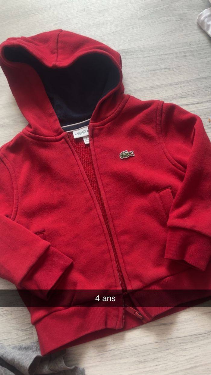 Sweat zippé Lacoste