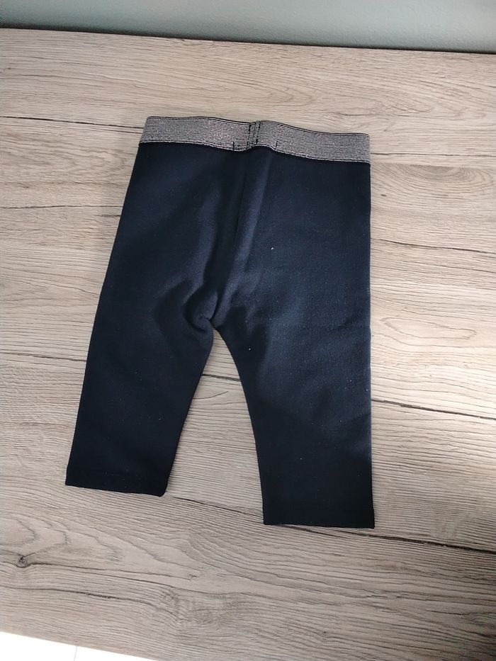 Pantalon jegging ceinture pailletée 6 mois fille - photo numéro 2