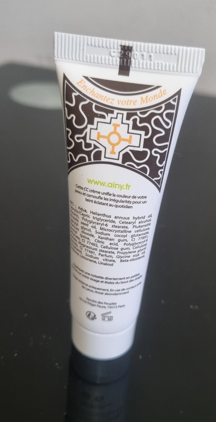 CC crème lumière vivante Ainy soin illuminateur 30ml - photo numéro 2