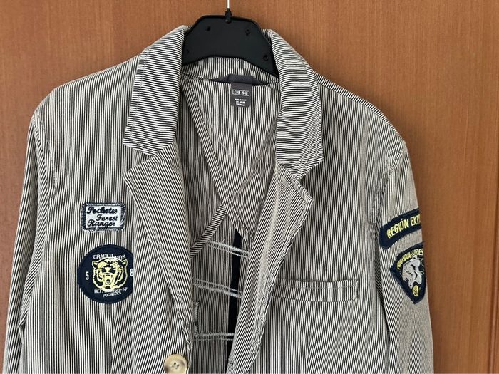 Veste rayé beige LOGG 11 ans - photo numéro 3